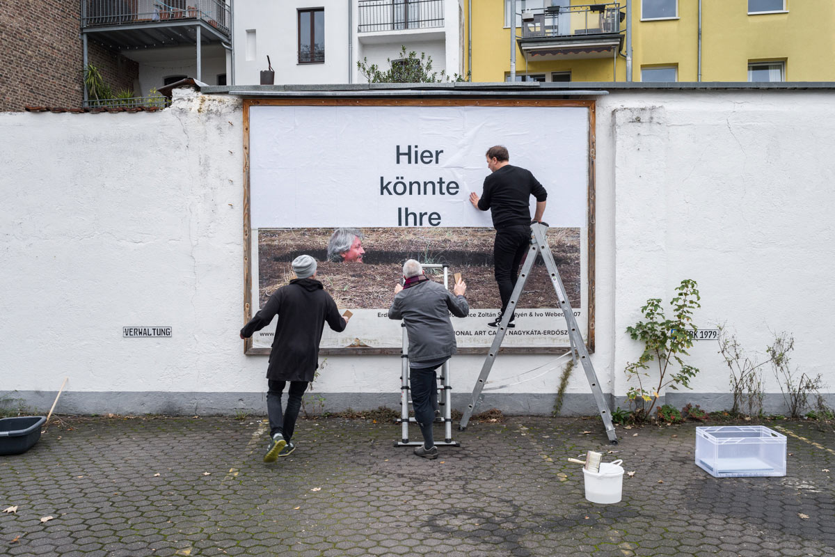 Your Work Here - Plakatwand Ivo Weber